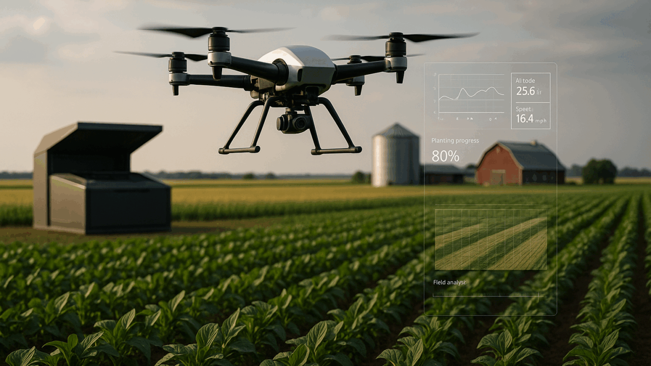 Autonomous agricultural drones